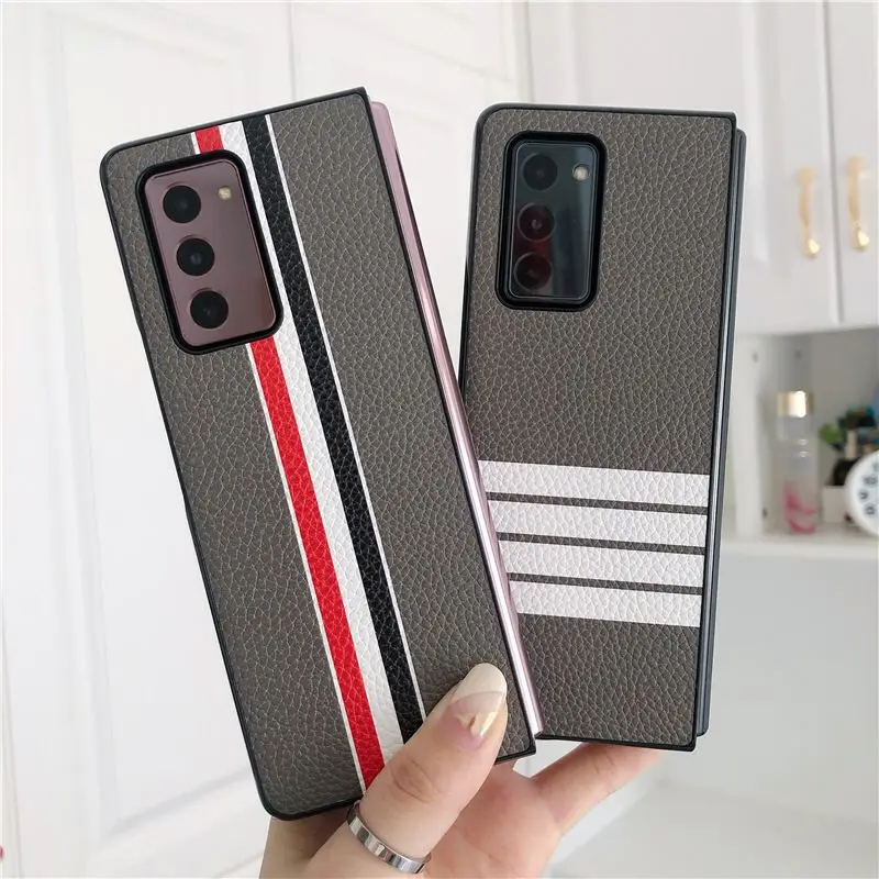  Чехол-книжка из искусственной кожи для Samsung Galaxy Z Fold