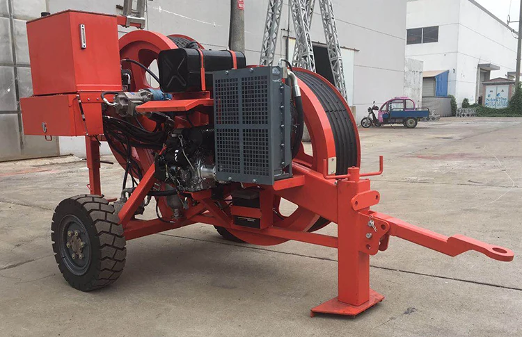 30kN hydraulic tensioner stringing tension machine cable stringing equipment