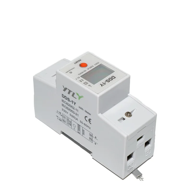  Однофазный двухмодульный Din-рейка RS485 MODBUS