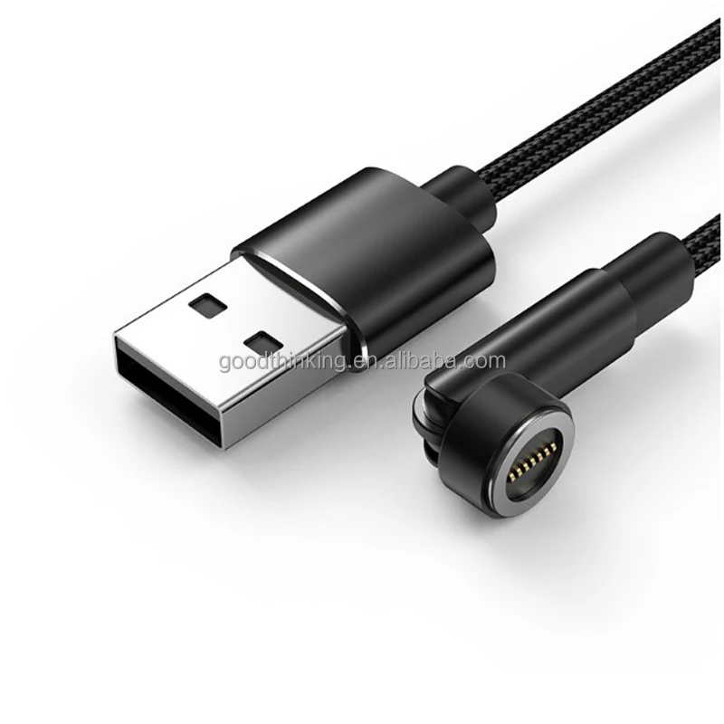 fast charger 540 degree rotation OEM Logo USB Type C Micro USB 3 in 1 magnetic cable