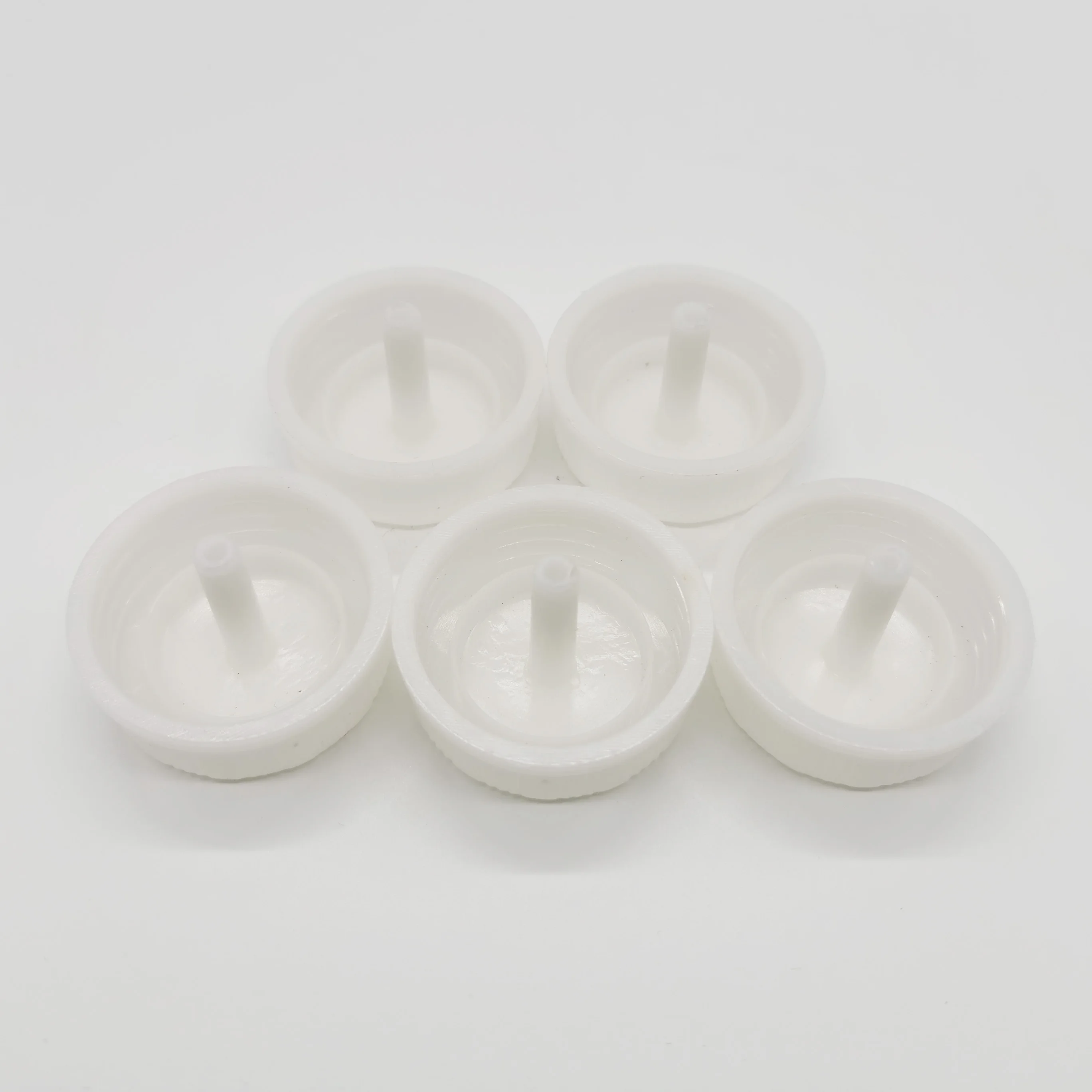 
wholesale white plastic screw caps spill proof for tin can making 