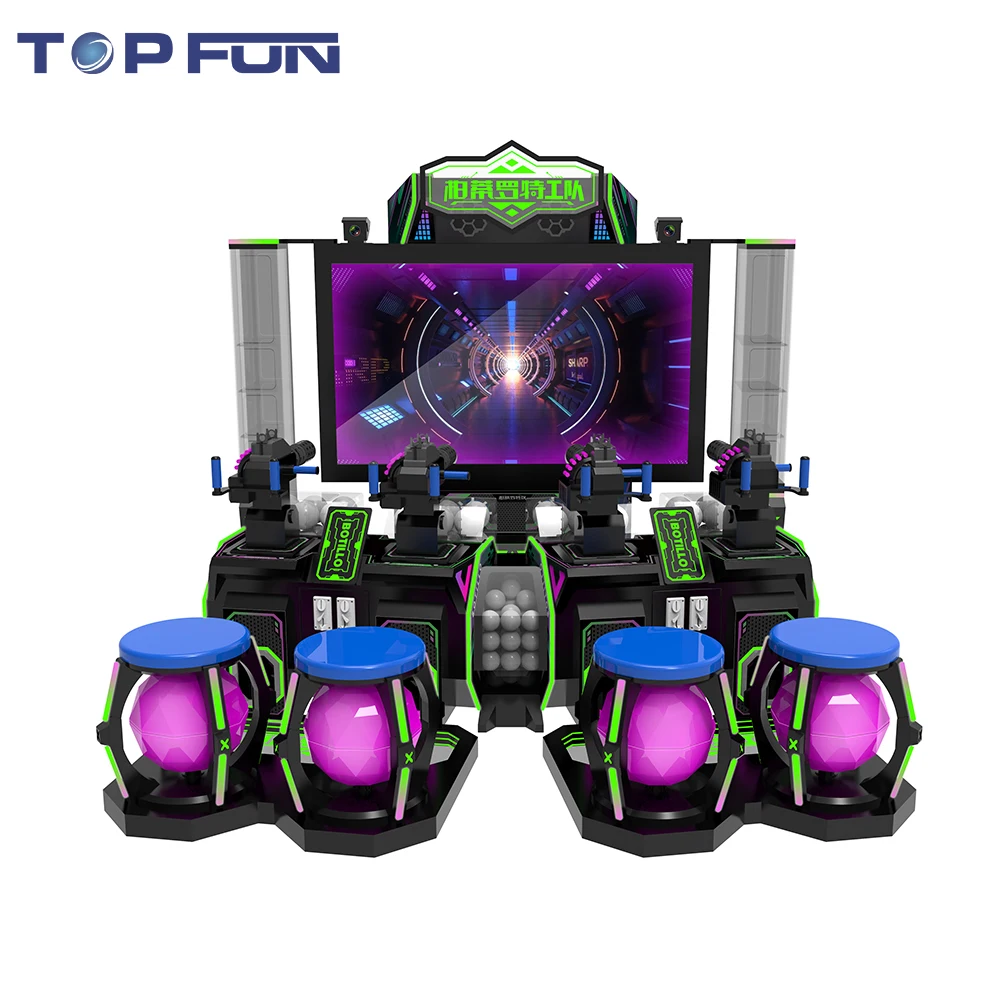 Indoor Amusement 2 Players Double Arcade Shooting Simulator Video Game Machine for Amusement Park
