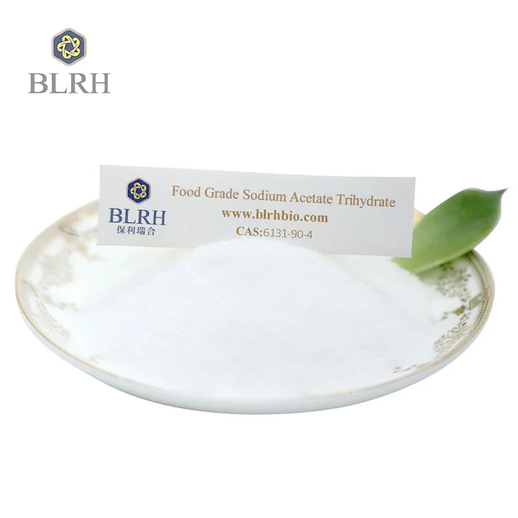 Ацетат Натрия порошок, ацетат натрия тригидрат, годовой объем производства 80000 тонн, CAS: 4131-90-4