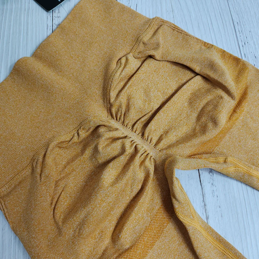 Бесшовные Йога брюки пуш-ап Леггинсы для женщин Спорт Фитнес Йога Леггинсы с высокой талией приседания доказательство спортивные обтягивающие тренировки