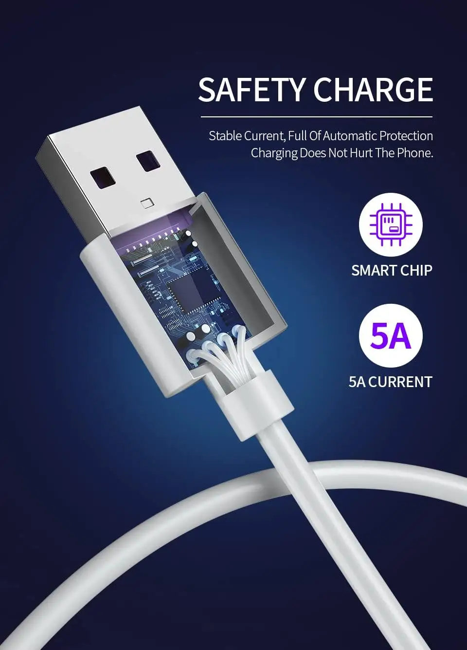 Бытовая электроника> широко используемые аксессуары соединитель usb-c usb Тип c кабель для мобильного зарядного устройства быстрой зарядки типа