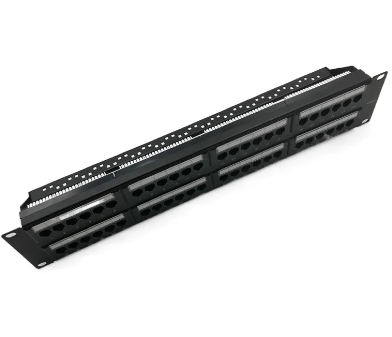 Сетевой кабель UTP cat5E 48 портов 2U сталь RJ45 коммутационная