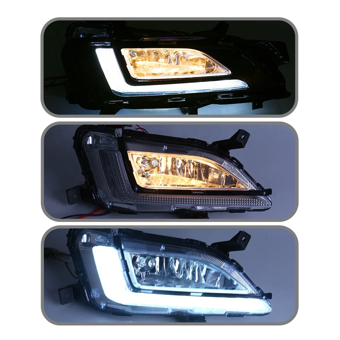 New model Car Accessories Led fog Driving light Daytime Running Light DRL For Hyundai Tucson 2019 2020 2021