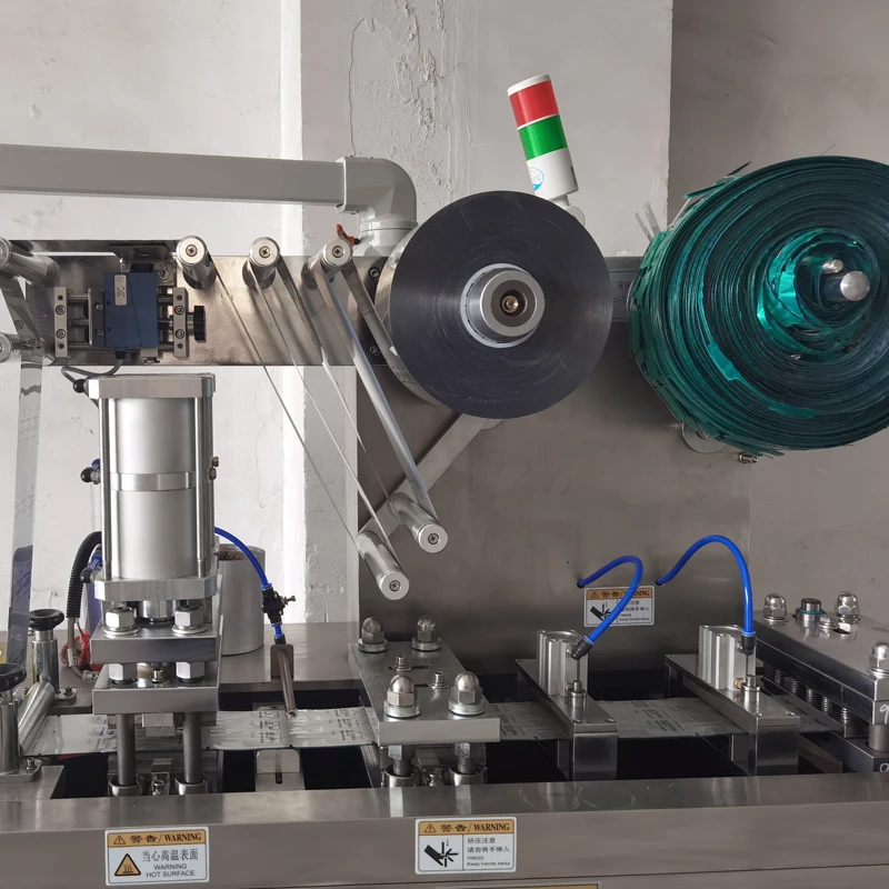 2023 Hot Selling Automatic Packaging Machine Flat Plate Sealing Alu PVC Vitamin Forming Blister Packing Machine