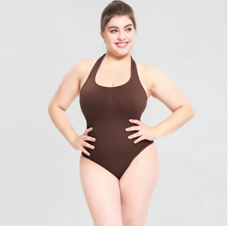 New Sexy Hollow Back Women Body Suit Elegant Lady Body One Piece Jumpsuits Thongs Full Body Shaper