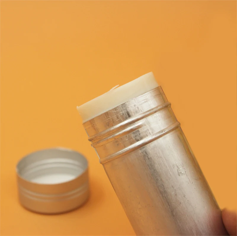 Aluminum Push Type Free sample Body Care Aluminum 75g Wax Stick Containers Deodorant Stick Roll Bottles for Hair wax