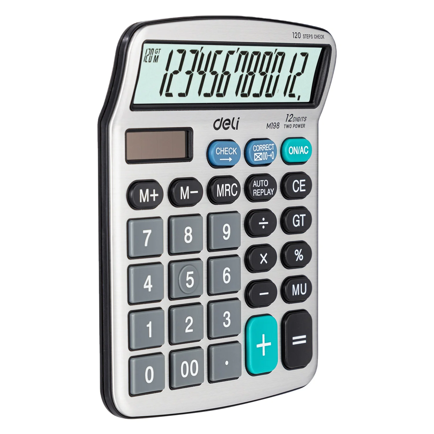 Deli EM19810 Настольный калькулятор металлический прочный