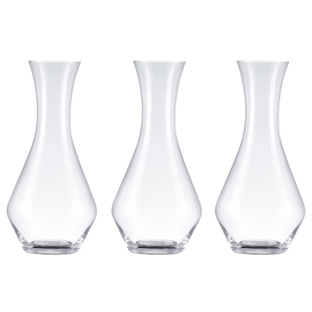 Private Label Custom Hand Blown Clear Glass Wine Carafe Wine Decanter As a Gift Or At Home