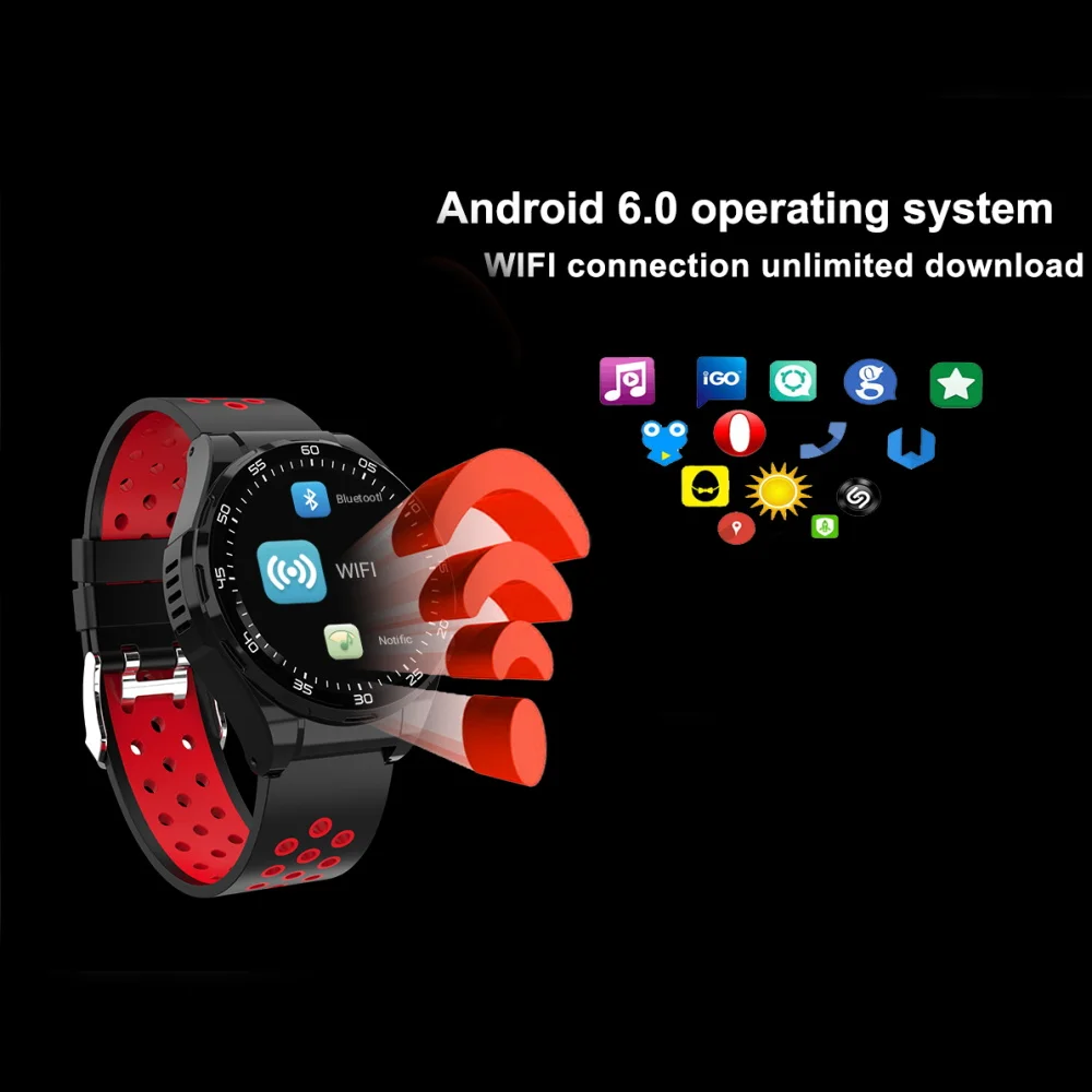 M15 OEM Customizable SDK offered 1.54 inch 0.3MP 730 mAh 1GB+8GB WaterproofWiFi GPS Android 4G Watch SIM Card SmartWatch