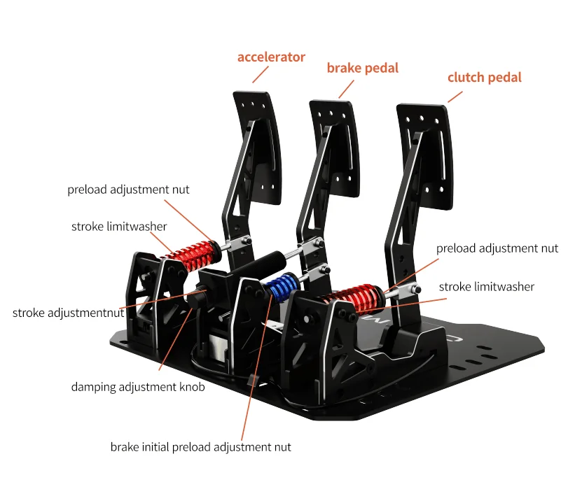 CAMMUS GT2 Bundle Sim Driving Racing Simulator Direct Drive Steering Wheel Gaming Pedals for PC