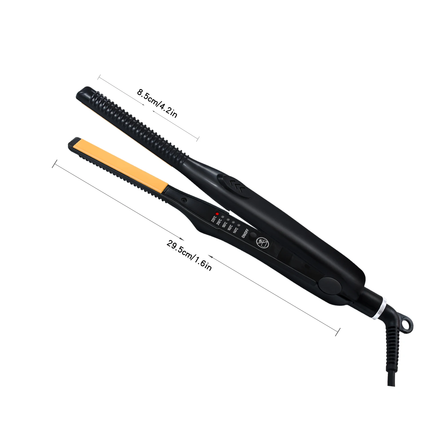 Thin  Hair Flat Iron For Short Hair  Styling Professional Ceramic Flat Iron  Adjustable Tools Hair straightener