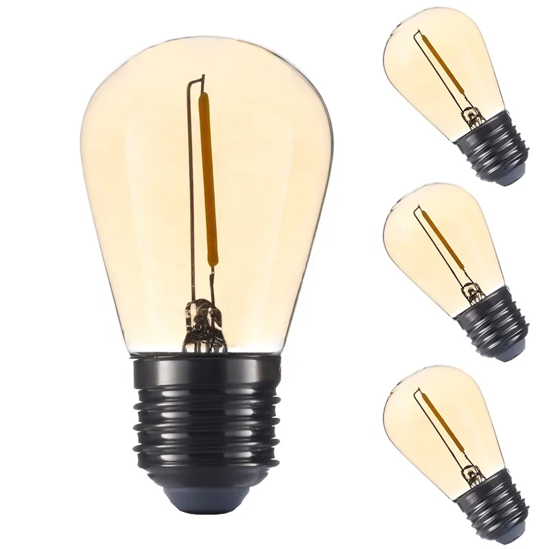 High quality1w led vintage edison filament light bulb ST45 bulb