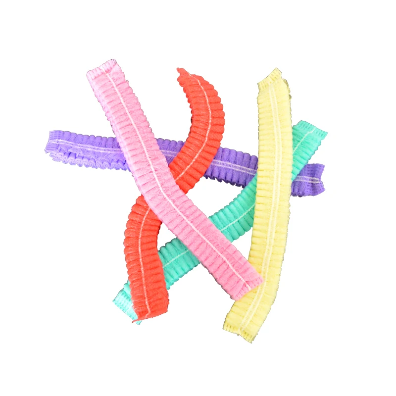 
cheap price products non woven mop caps manufacture disposable clip caps with different color 