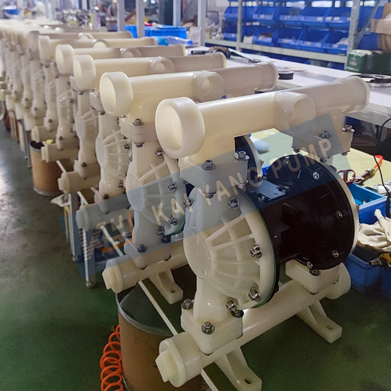 KY 1-1/2 Inch Plastic Pump With Santoprene Membranes Pneumatic for Water Transfer Industry