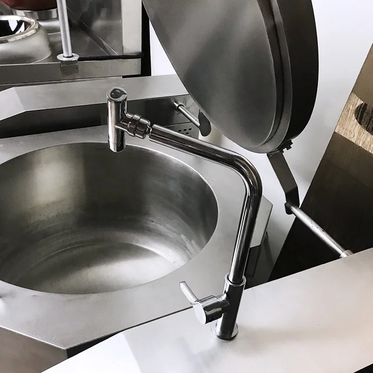 300l  boiling pan industrial kettle 150 liters cooking meat induction soup kettle