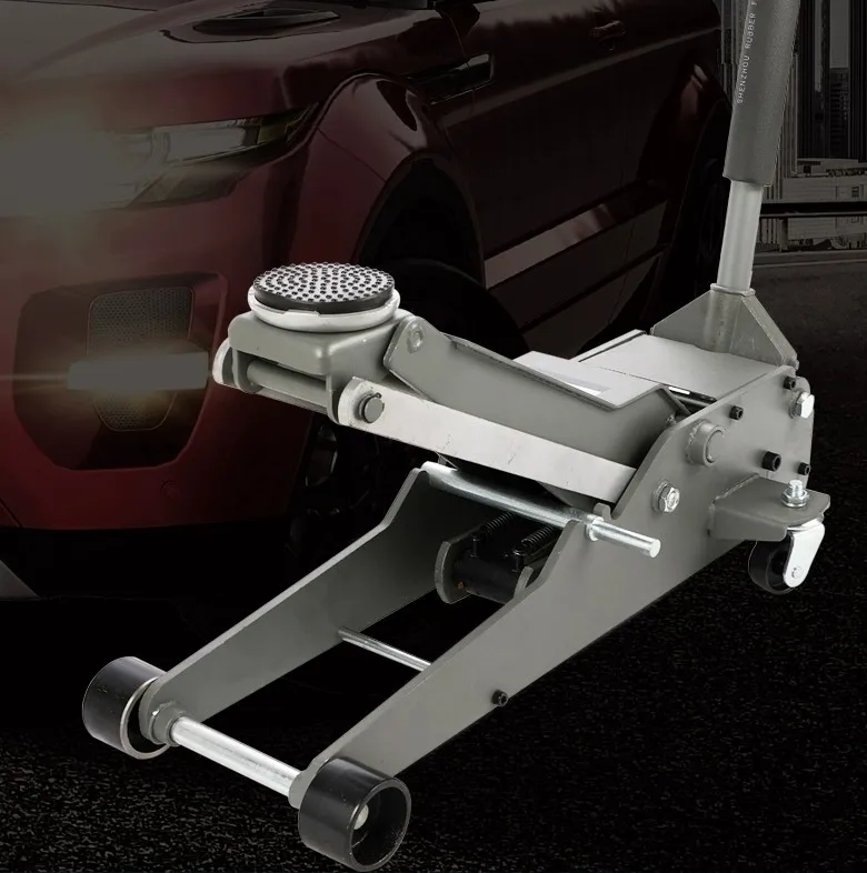 Heavy Duty 5 Ton Capacity Low Profile Hydraulic Trolley Floor Jack Quick Rise with Dual Pump Pistons