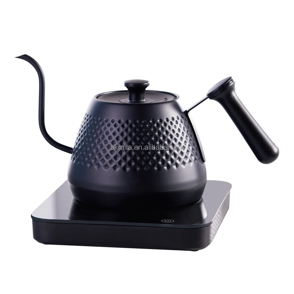 Quick Heating Pour Over Hand Drip Coffee Tea Kettle Smart Hand Brewed Coffee Pot with thermometer