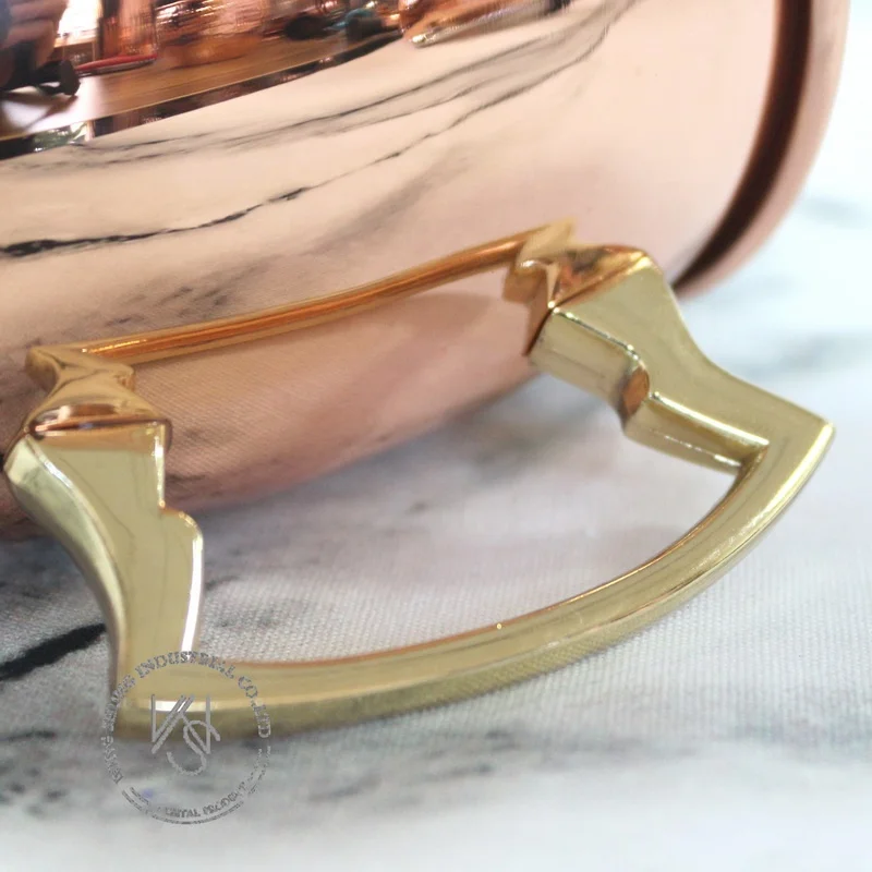 550ML Smooth Surface Hot Stainless Steel Copper Moscow Mule Mug Copper Mule Mug