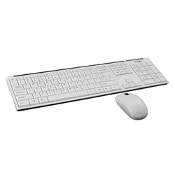 High-quality stylish ultra-thin design silent wireless keyboard and mouse combo set office suitable for laptop desktop computers