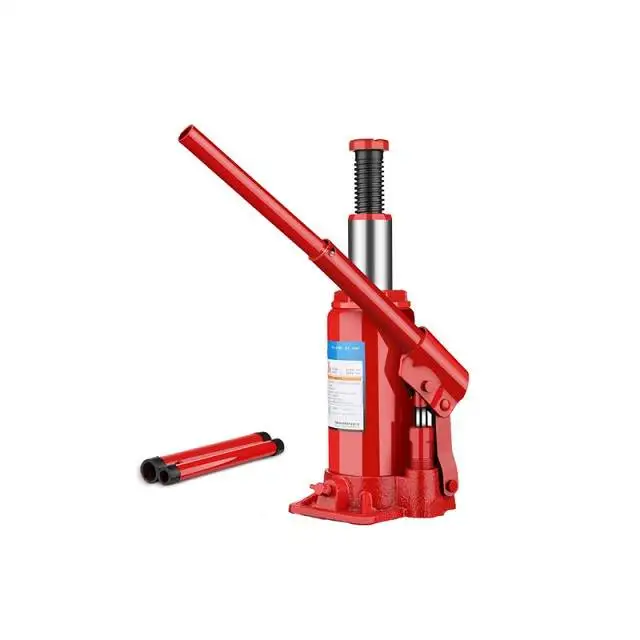 Automobile lifting 6 / 10 / 20 / 50ton high efficiency safety belt pressure gauge hydraulic bottle jack miniature hydraulic jack