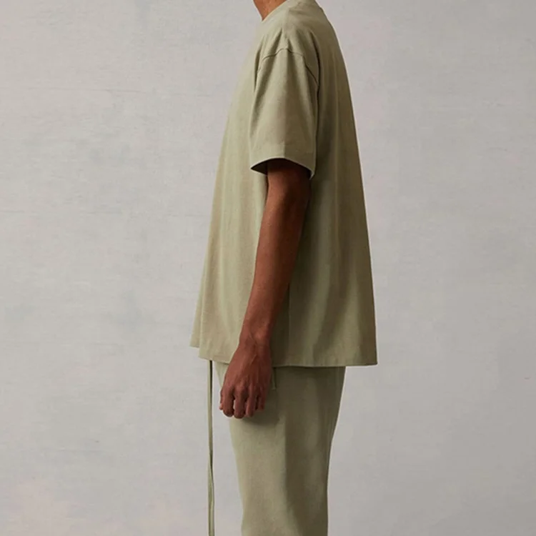 Wholesale Mens T-Shirts Custom Logo Printing High Quality 100% Cotton Drop Shoulder Oversized Men Plain T Shirts