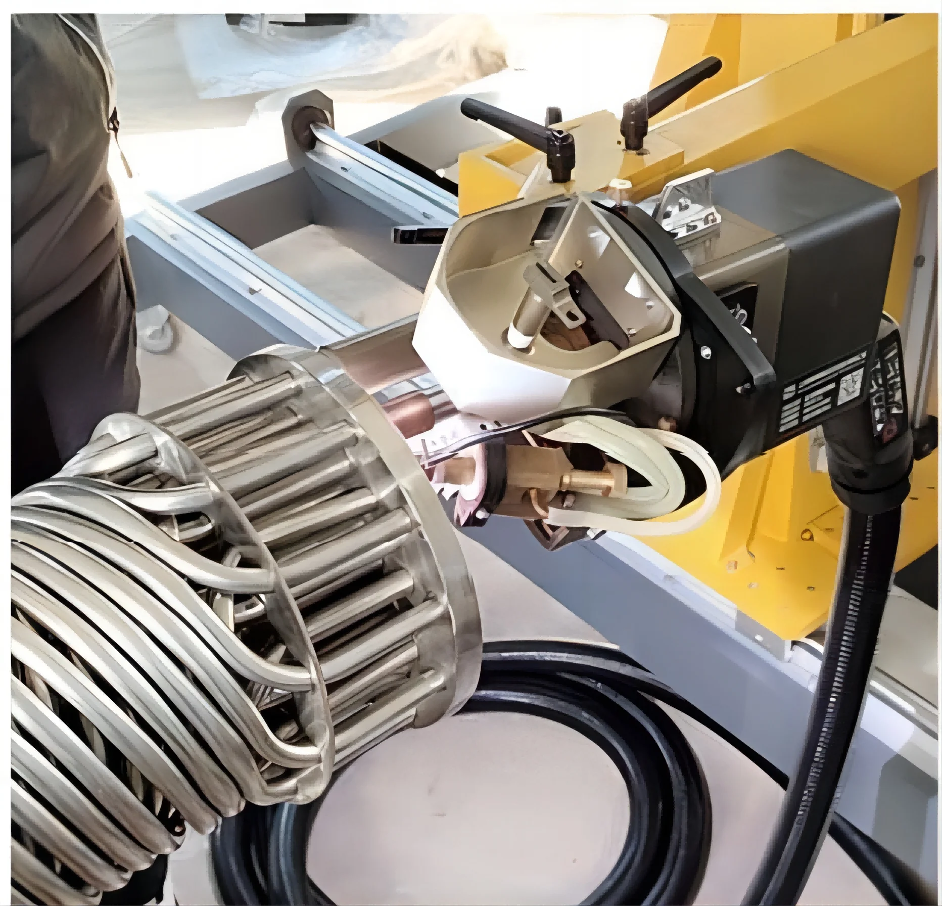 MWP-38 Stainless Steel Tube Sheet Tube To Sheet Heat Exchanger Full Position Orbital Welding Machine