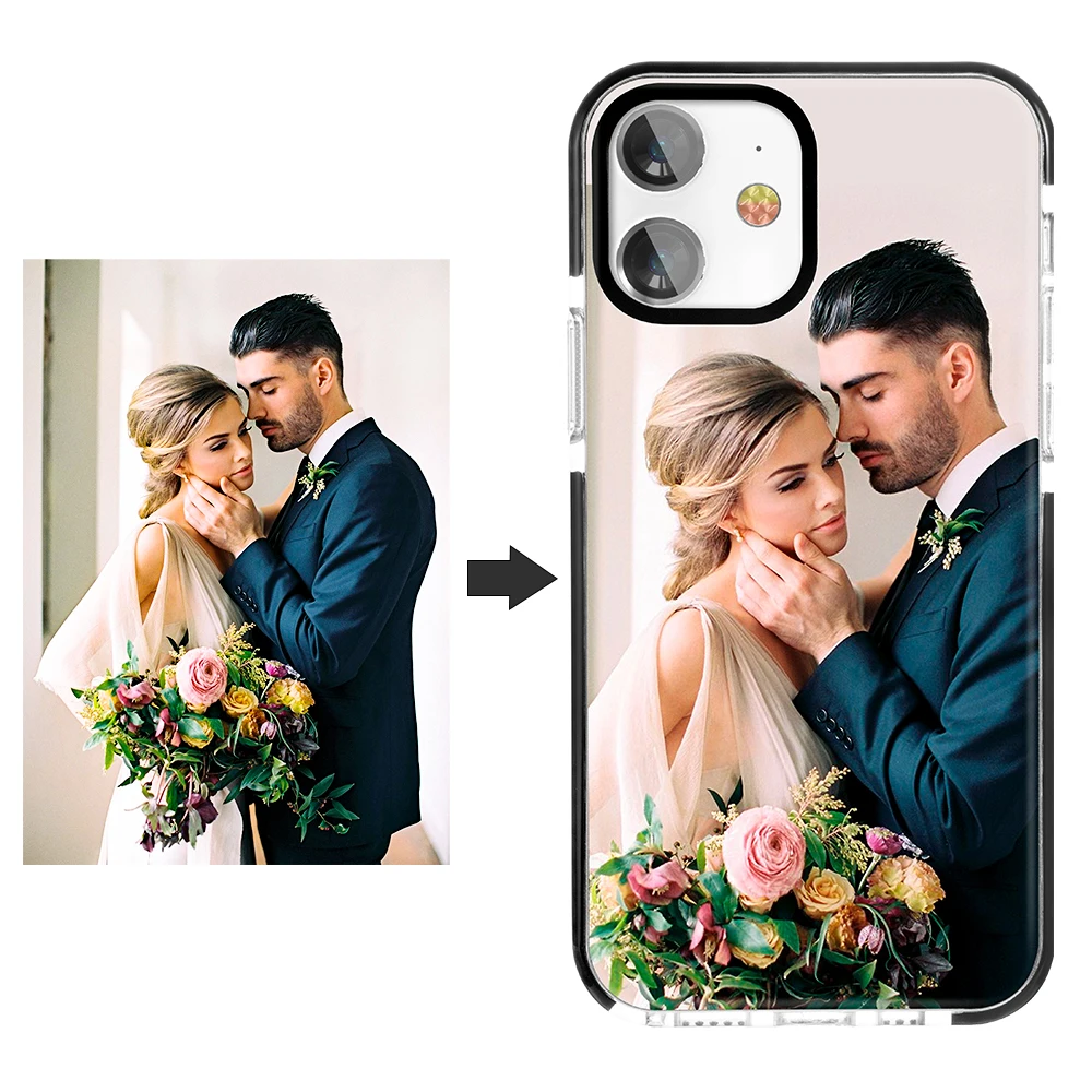 Customized Printing Design Logo Custom 2D Blank Sublimation Cell Phone Case Back Cover for iPhone 13 12 11