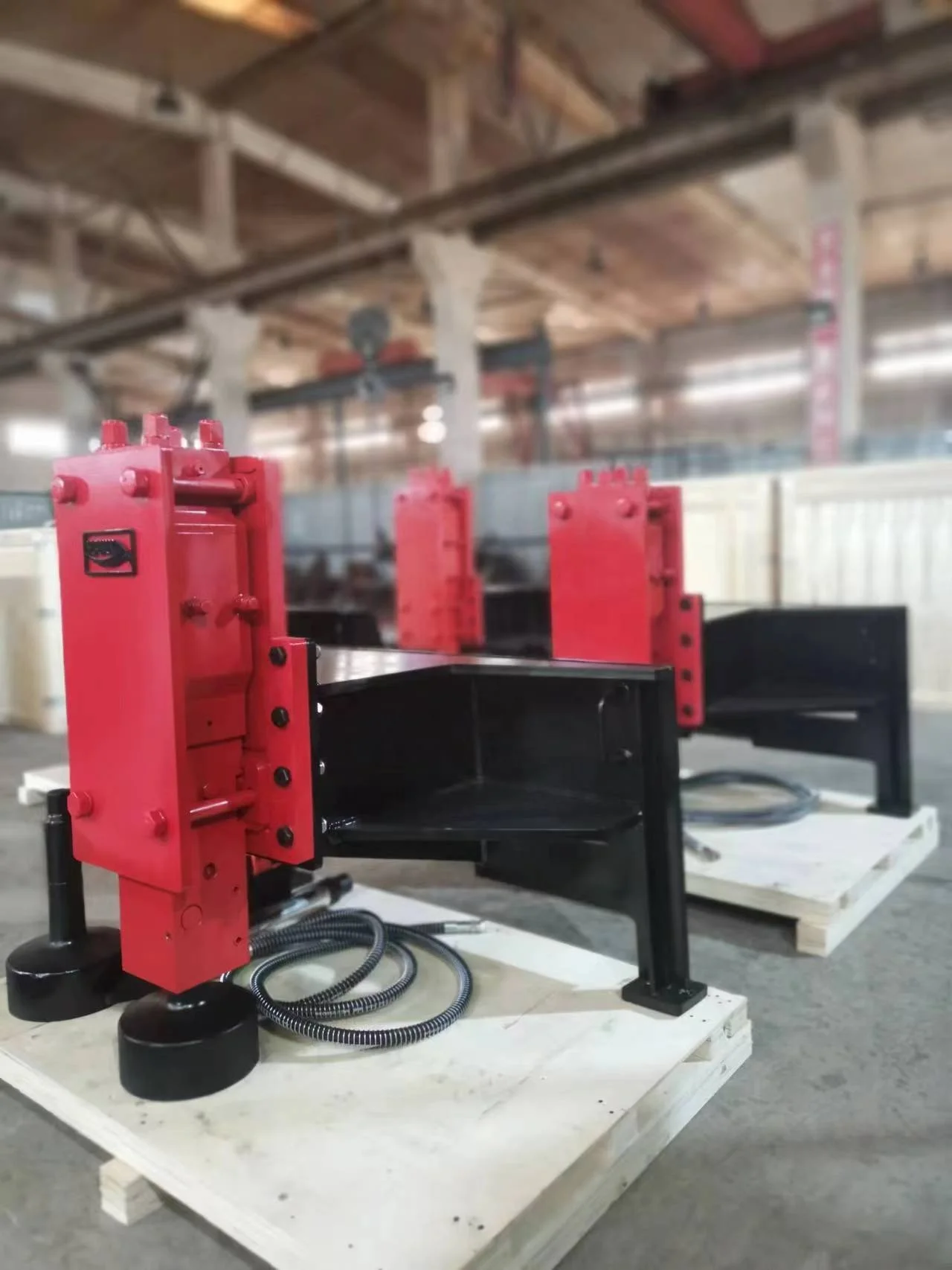 New Skid Steer Mounted Steel Post Driver Excavator Hydraulic Breaker for Construction Machinery with Core Bearing Components