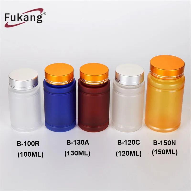 100ml PET customized color transparent pharmaceutical bottle pill medicine plastic container