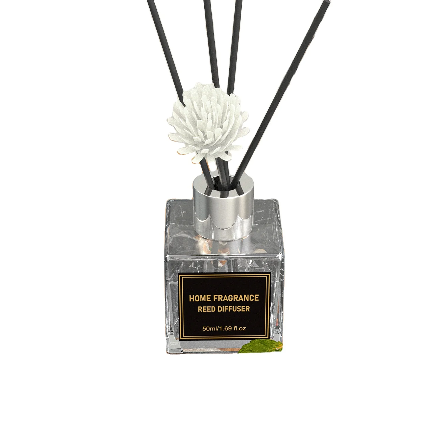 Fresh Scents Essential Oil Diffuser Transparent Bottle 50ml 200ml Home Fragrance Reed Diffuser