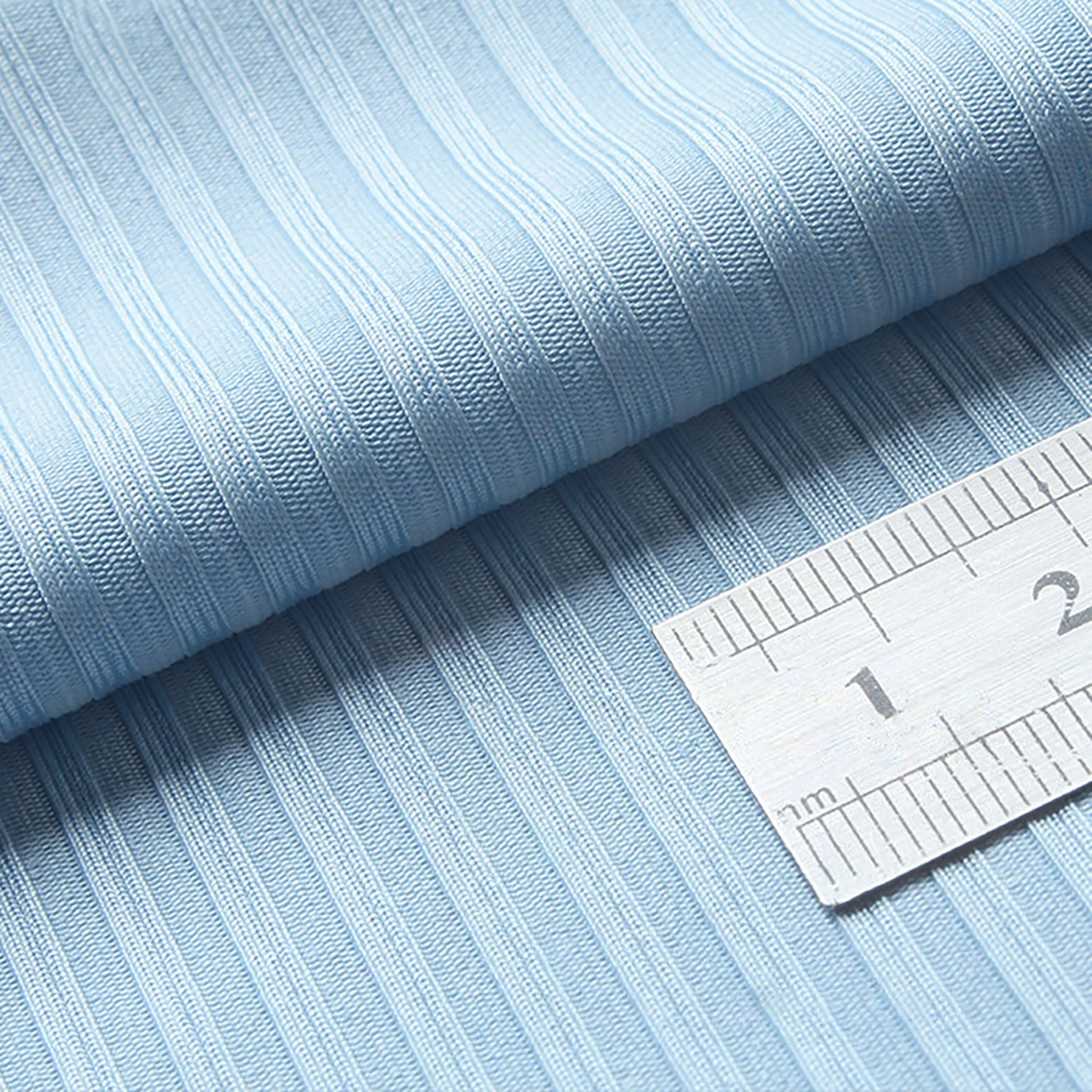 100% Polyester Rib Knit fabric Stretch knitting recycled fabric digital printing custom print for Dress and Garment