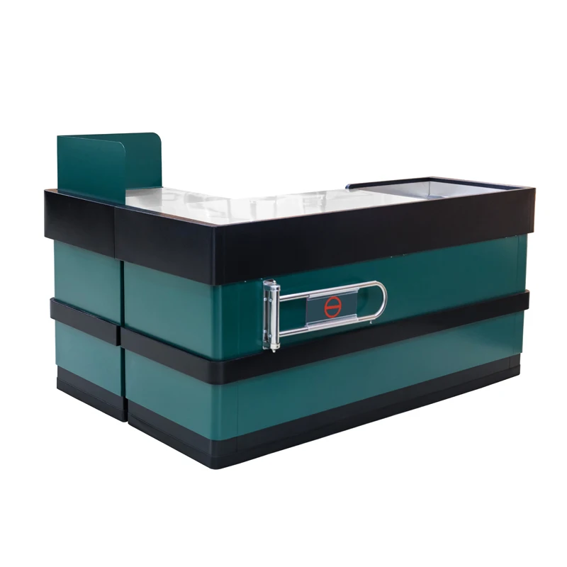 Наличных денег магазина стол зарегистрироваться Розничная металлическая стойка касса магазин Бутик кассовые боксы для продажи