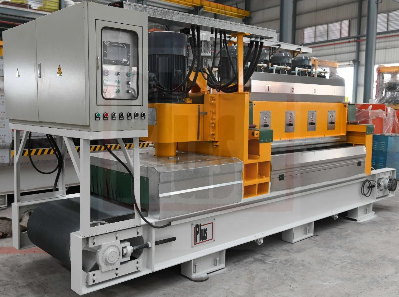 1+4 terrazzo tile calibrating and polishing machine stone terrazzo tile machine