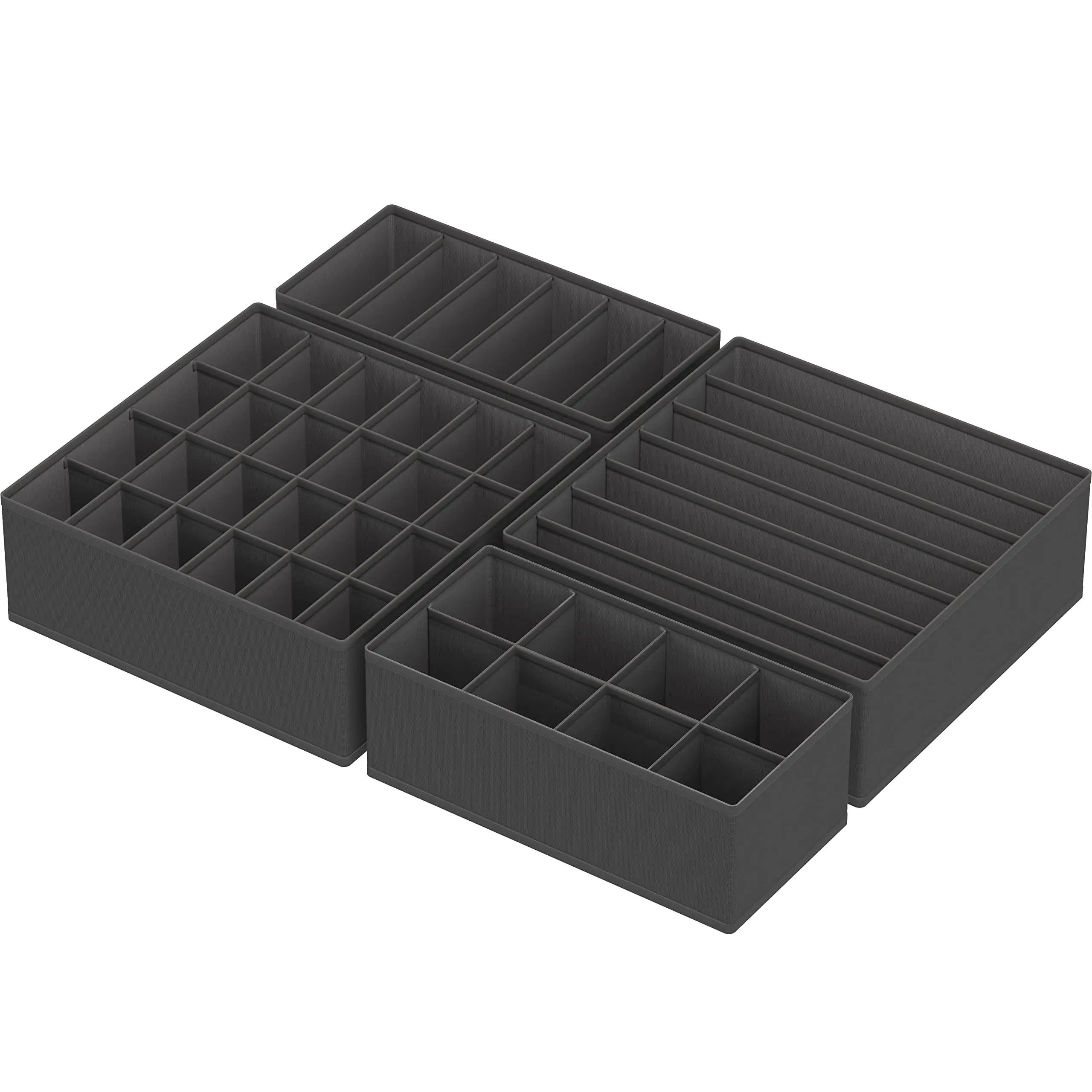 Insighthome Non-woven Underwear Drawer Collection Organiser for Bra Socks Panty Organizer
