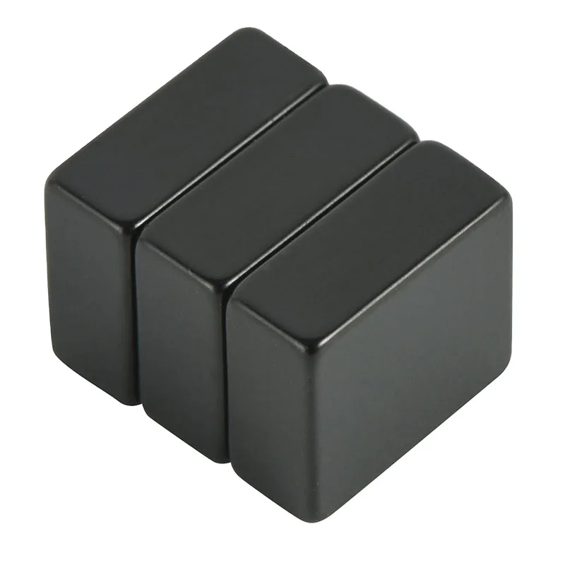 High Quality Durable Using Various Block Magnet Black N52 Regctangle Epoxy-Coated Neodymium Magnet