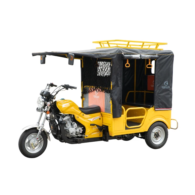 Sonlink Factory Gasoline 150/179cc 3 wheels Motorized Tricycle Passengers Tuk Tuk