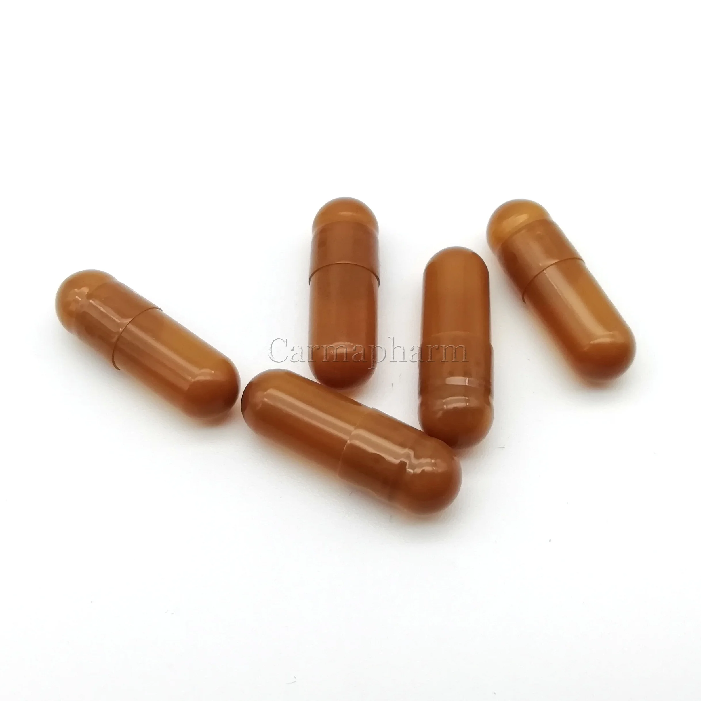 Green halal empty gelatin capsule shells size 0