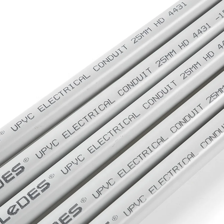 LeDES 25mm MD PVC Electrical Conduit AS/NZS 2053 Approved and Trusted Manufacturer for PVC Conduit Pipe Electrical Medium Duty