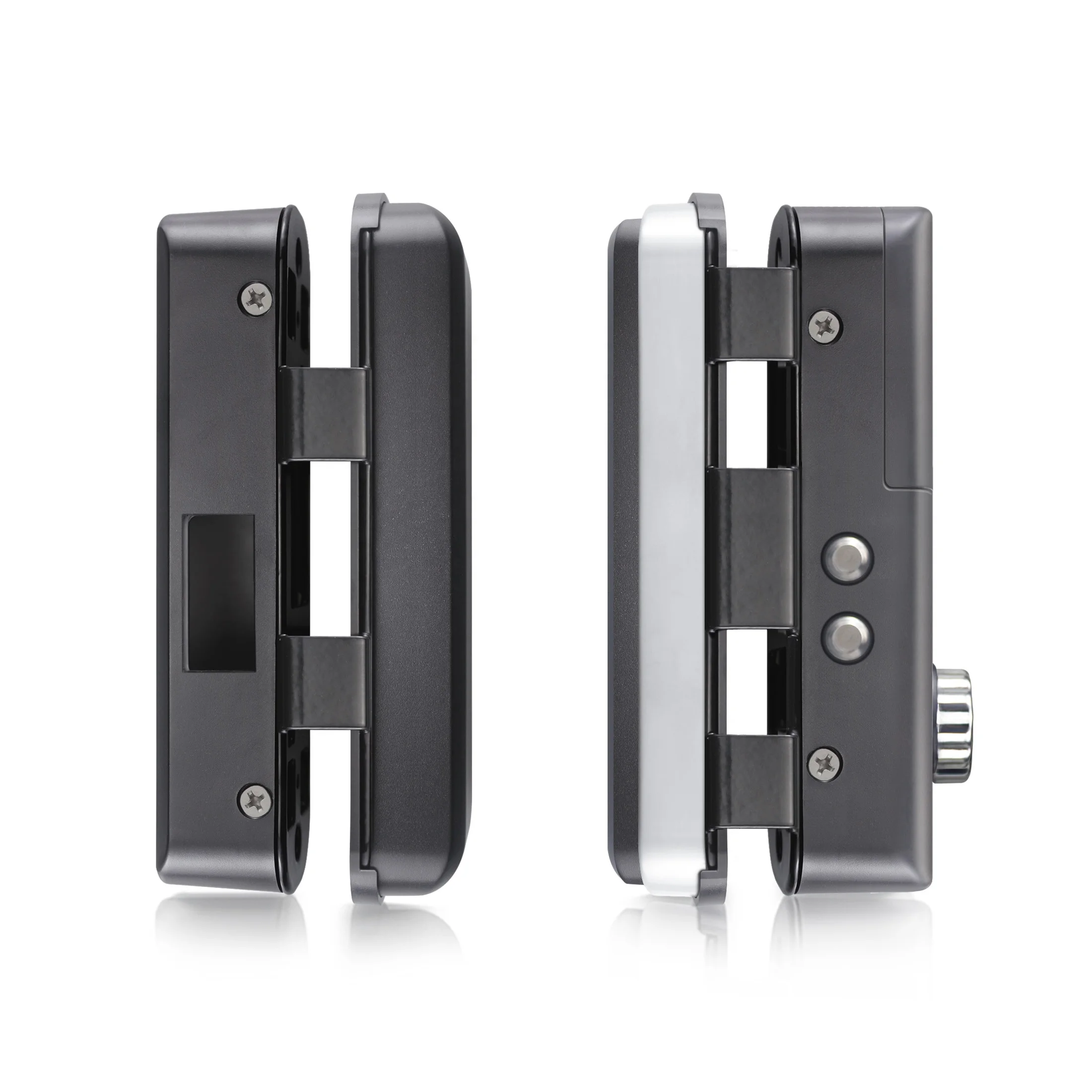 Home Security Apart Hotel Tuya Smart Biometric Fingerprint Glass Door Lock For Home PST-GL-B2