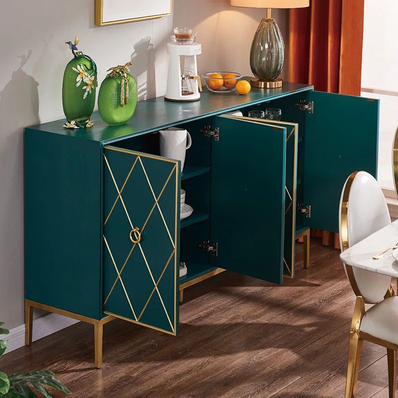 Cheap Wholesale modern hallway luxury metal gold console table living room sideboard stainless steel console table