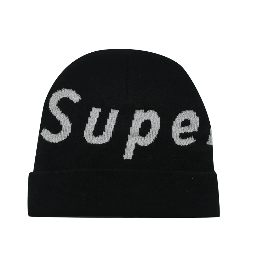 Custom  Logo Beanies Hats Knitted Cap  Customized Embroidered