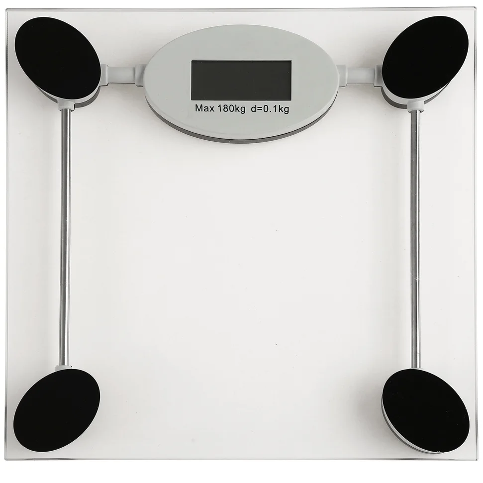Manufacturers wholesale support custom foreign trade square transparent electronic body weight  digital body weighting scale