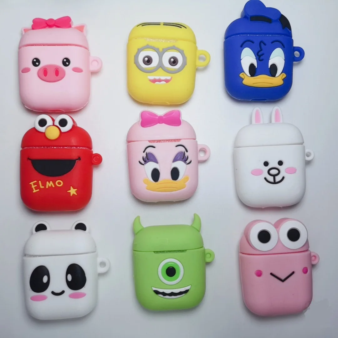 
Wholesale Protective case for air poding 2 Cartoon silicone case for Earphone cover for air poding case 