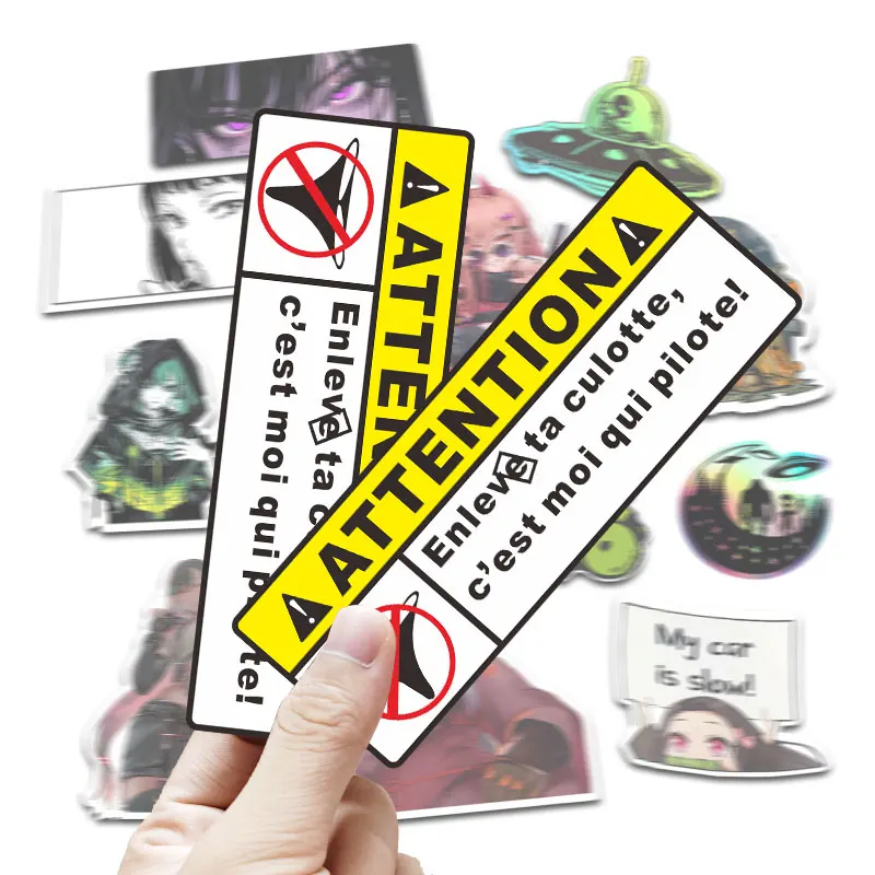 Luxury Thong Panties Logo Decals Racing Vinyl Car Stickers for Bumper Windows Surf Laptop Decals Motorcycle Bike Accessories