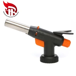 Outdoor portable camping welding butane gas blow torch lighter flame gun