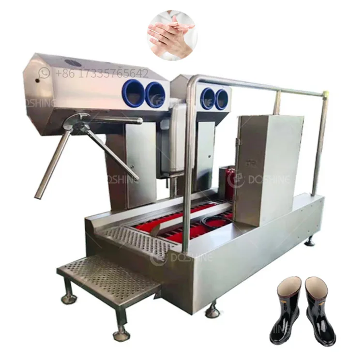 High Boot Washing Station Footwear Sanitizing Station Boots Cleaning Equipment Sole Sterilizer Hygiene Station